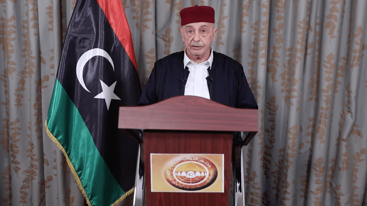 عقيلة صالح: الاستقرار في ليبيا يتحقق عبر مسار ديمقراطي توافقي