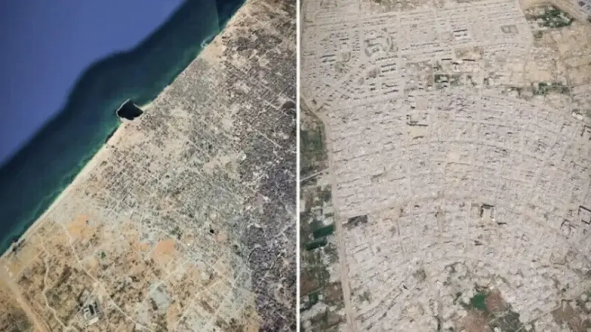 إسرائيل نشرتها بالخطأ.. خرائط غوغل الجديدة توثق مأساة غزة
