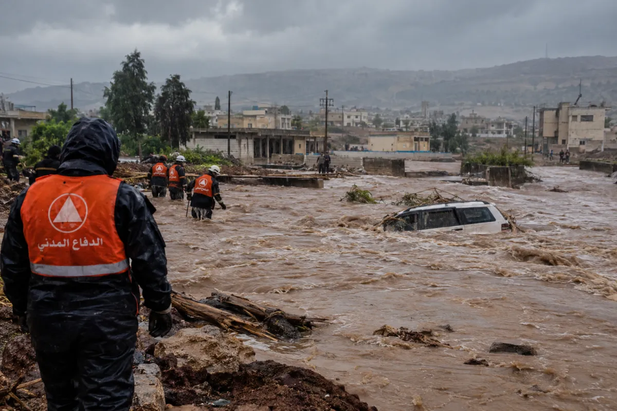 سوريا: السيول والأمطار تودي بحياة 5 أشخاص بينهم 4 أطفال وتخلّف 5 مفقودين